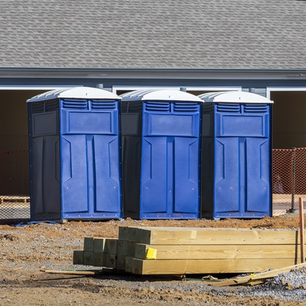 how do you dispose of waste after the portable restrooms have been emptied in Alexandria Indiana